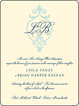 Palais Letterpress Invitation Design Medium