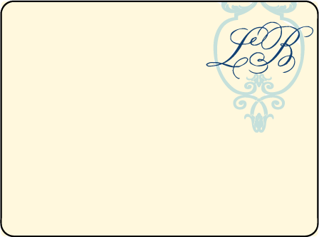 Palais Letterpress Thank You Card Flat Design Medium