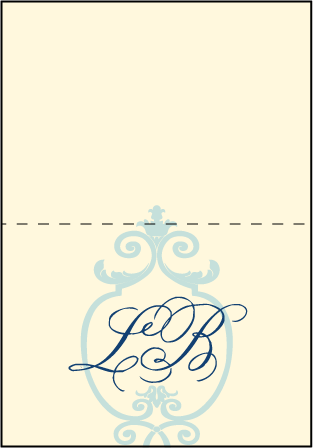 Palais Letterpress Thank You Card Fold Design Medium