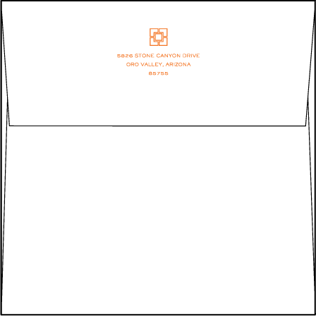 Palmas Letterpress Envelope Design Medium