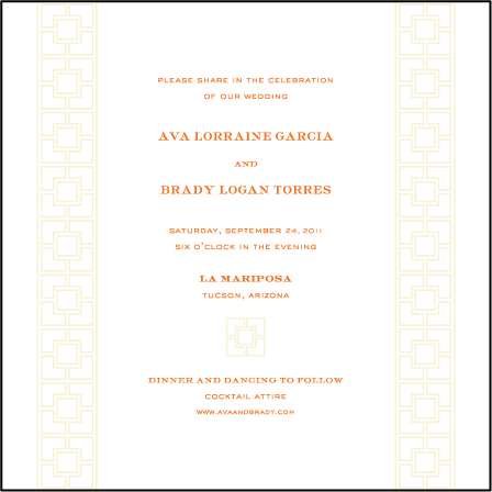 Palmas Letterpress Invitation Design Medium