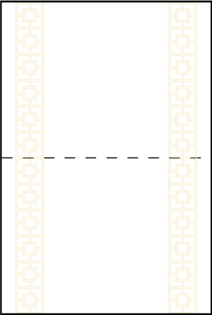 Palmas Letterpress Placecard Fold Design Medium
