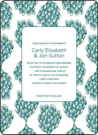 Panache Letterpress Invitation Design Medium