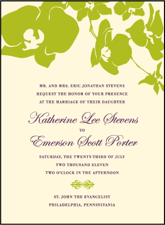 Paradise Letterpress Invitation Design Medium