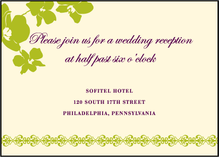 Paradise Letterpress Reception Design Medium