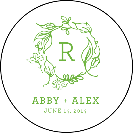 Pastoral Letterpress Coaster Design Medium