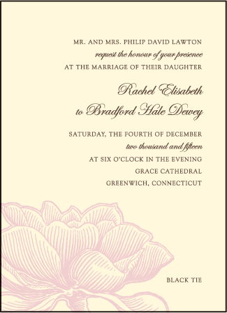 Pavilion Letterpress Invitation Design Medium