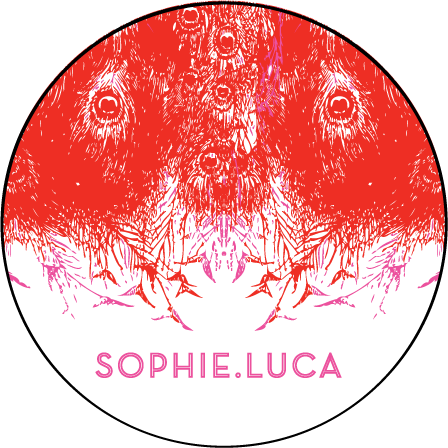 Peacock Feathers Letterpress Coaster Design Medium