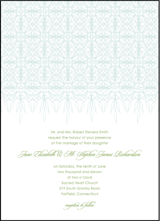 Petaline Letterpress Invitation Design Medium