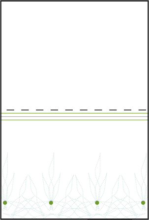 Petaline Letterpress Placecard Fold Design Medium