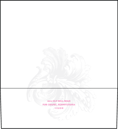 Plume Letterpress Envelope Design Medium