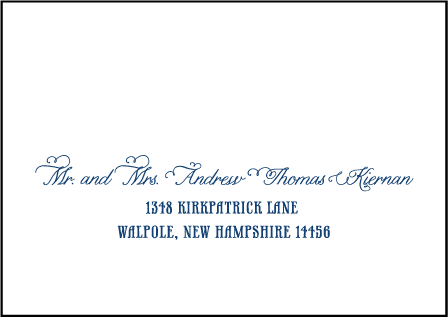 Popular Country Letterpress Reply Envelope Design Medium