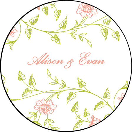 Printemps Letterpress Coaster Design Medium