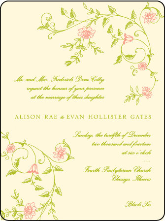 Printemps Letterpress Invitation Design Medium
