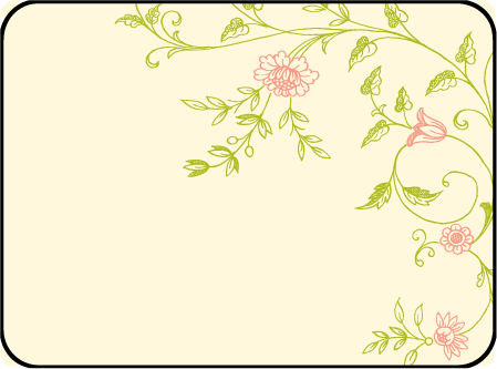 Printemps Letterpress Placecard Flat Design Medium