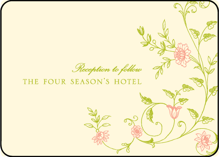 Printemps Letterpress Reception Design Medium
