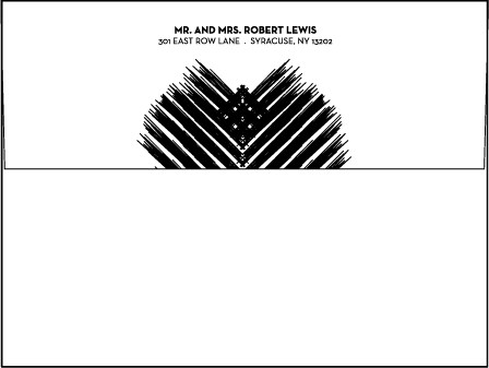 Promise Letterpress Envelope Design Medium