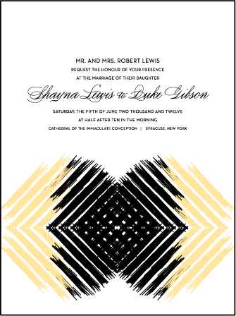 Promise Letterpress Invitation Design Medium