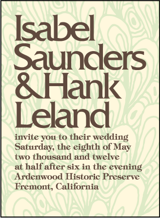 Provenance Letterpress Invitation Design Medium