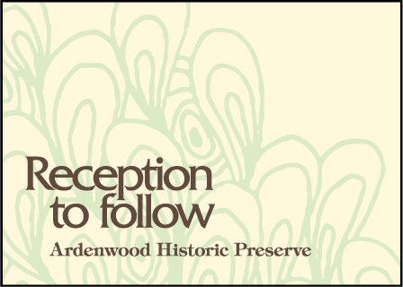 Provenance Letterpress Reception Design Medium