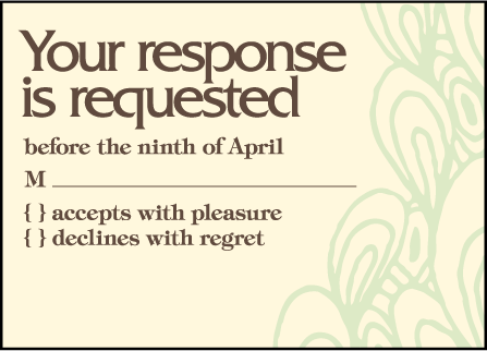 Provenance Letterpress Reply Design Medium