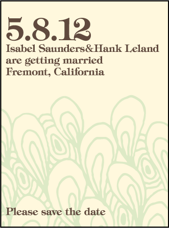 Provenance Letterpress Save The Date Design Medium