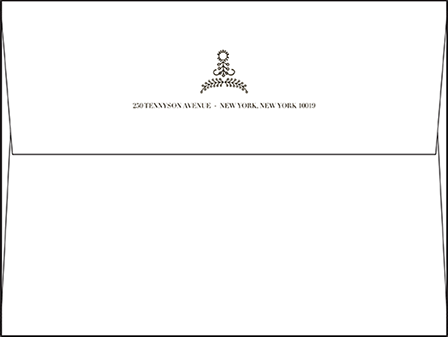 Rae Letterpress Envelope Design Medium