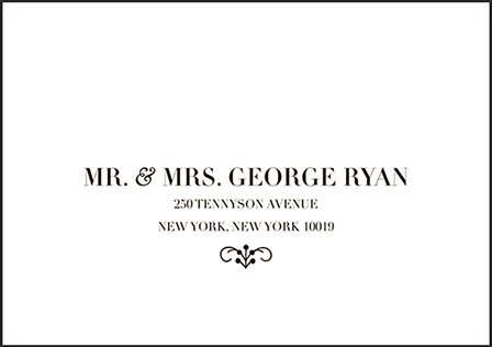 Rae Letterpress Reply Envelope Design Medium