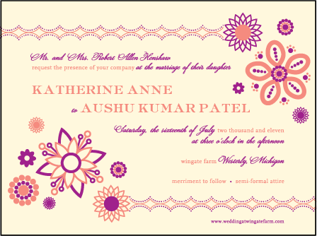 Rangoli Letterpress Invitation Design Medium