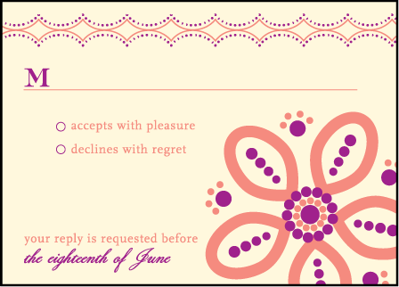 Rangoli Letterpress Reply Design Medium