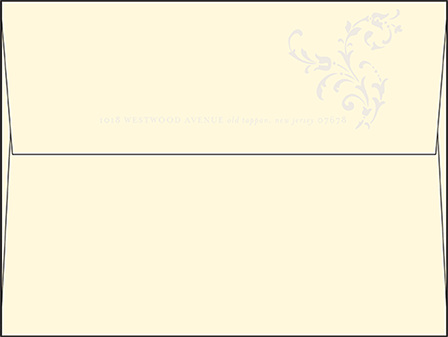 Ravenna Letterpress Envelope Design Medium