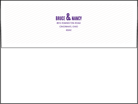 Refined Space Letterpress Envelope Design Medium