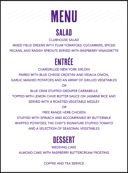 Refined Space Letterpress Menu Design Medium