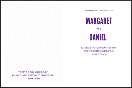 Refined Space Letterpress Program Design Medium