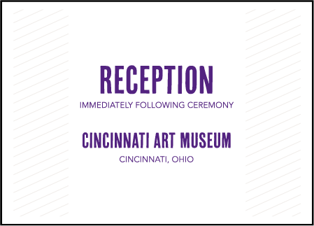 Refined Space Letterpress Reception Design Medium