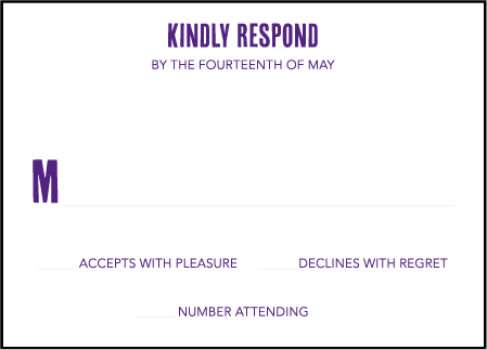 Refined Space Letterpress Reply Design Medium