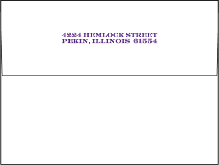 Refined Study Letterpress Envelope Design Medium