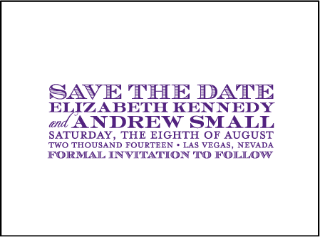 Refined Study Letterpress Save The Date Design Medium