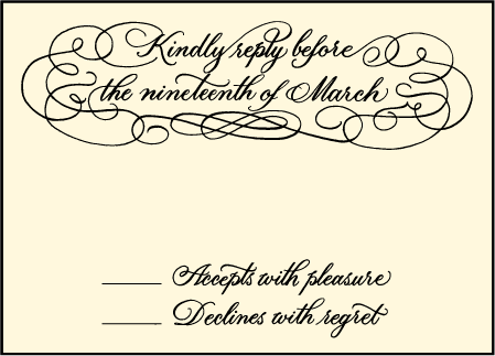 Revival Calligraphy Letterpress Reply Design Medium