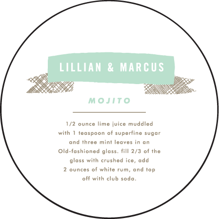 Ribbon Letterpress Coaster Design Medium