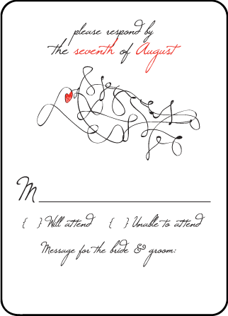 Ribbon Heart Letterpress Reply Design Medium