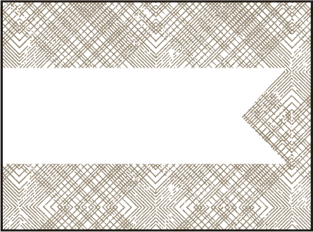 Ribbon Letterpress Placecard Flat Design Medium