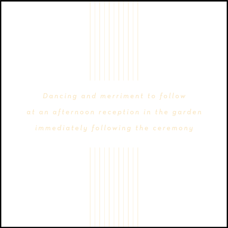 Rose Letterpress Reception Design Medium