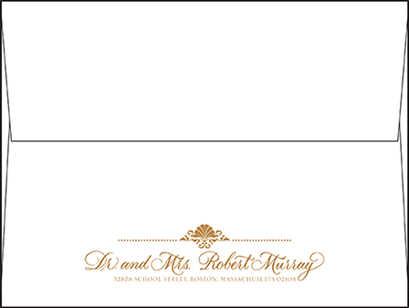 Rosecliff Letterpress Envelope Design Medium