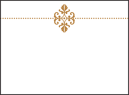 Rosecliff Letterpress Placecard Flat Design Medium