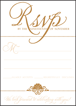 Rosecliff Letterpress Reply Design Medium