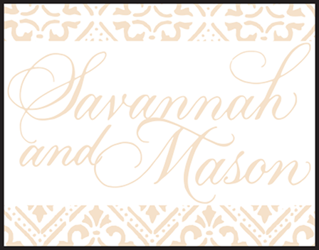 Rosecliff Letterpress Stamp Design Medium