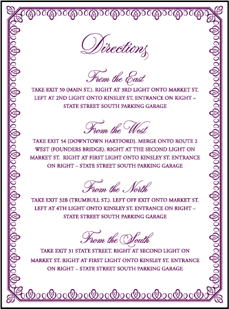 Royal Frame Letterpress Direction Design Medium