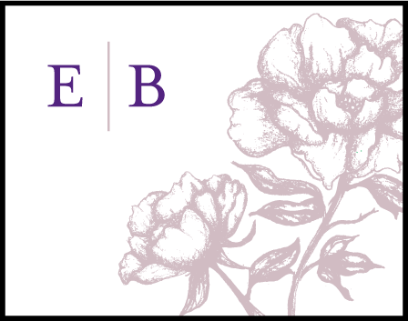 Royal Peony Letterpress Stamp Design Medium