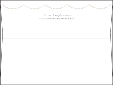 Royal Valance Letterpress Envelope Design Medium